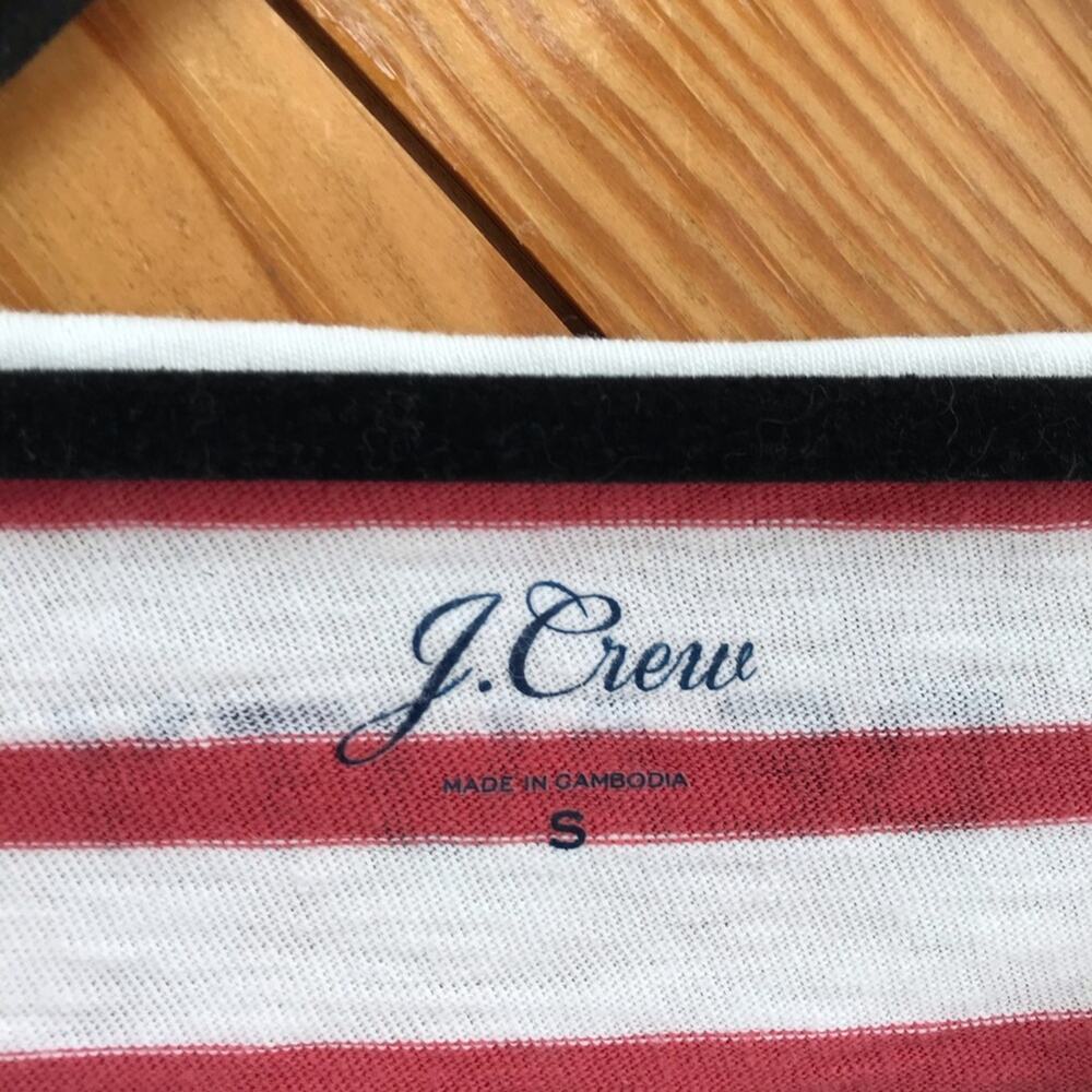 J. Crew Striped Long Sleeve Tee - Picture 5 of 6